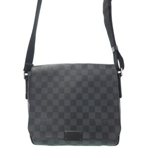 Louis Vuitton Damier Graphite Black District Shoulder Bag